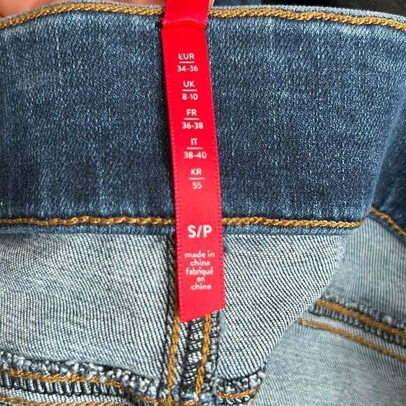 Spanx Distressed Denim Legging Jegging - Picture 10 of 11